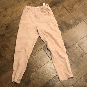 Size 2 pink Zara cargo pants